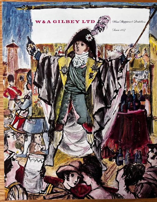 Vintage 1960’s W&A GILBEY'S GIN Distillers ADVERT Illustrated Regency 1962 ADVERT