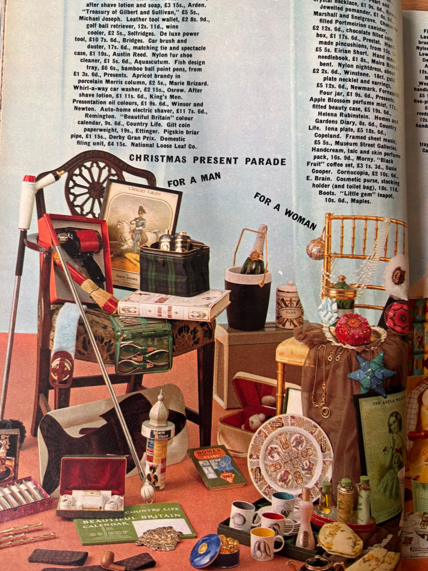 Val Biro HOMES AND GARDENS CHRISTMAS Magazine December 1962 ILLUSTRATED