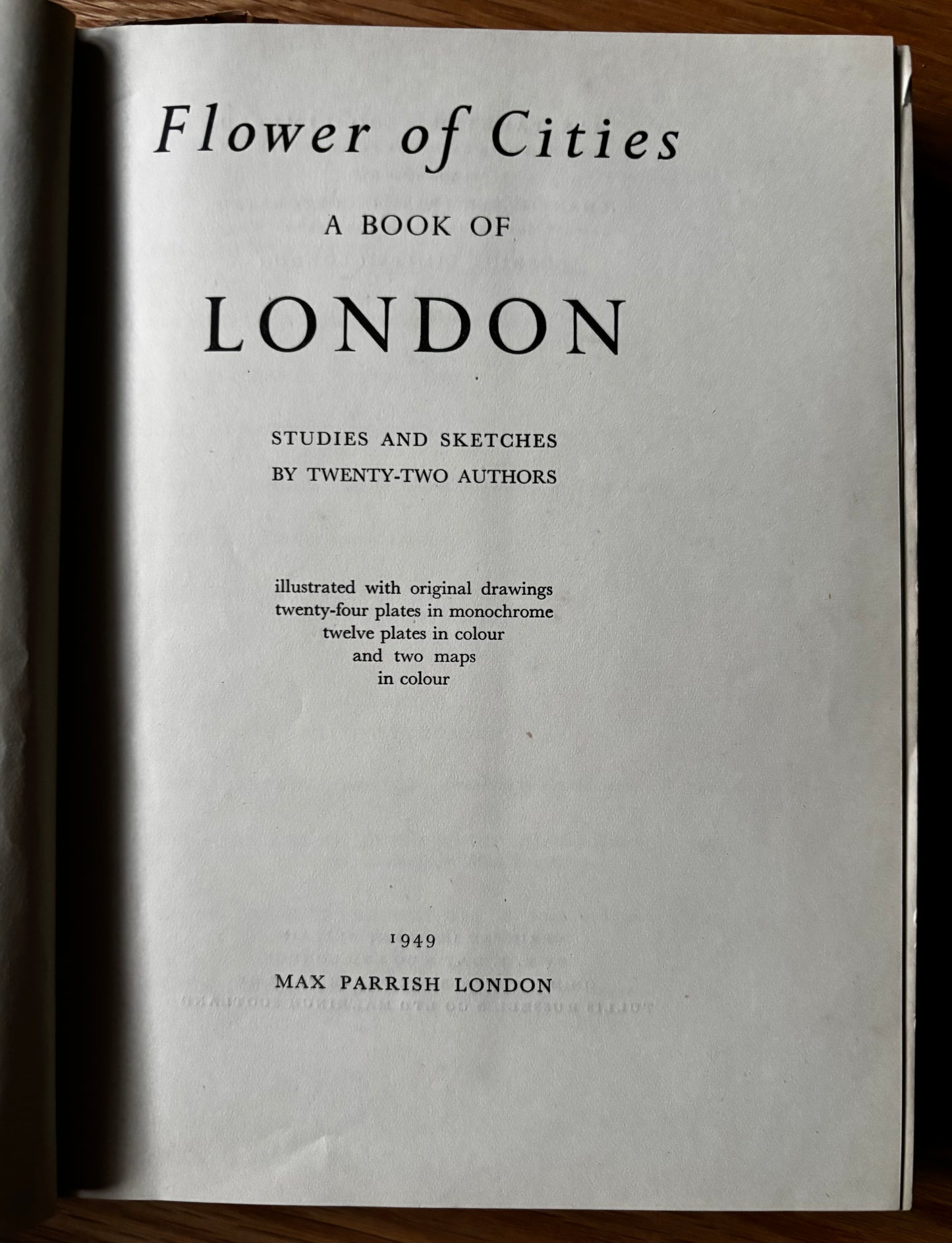 Barbara Jones FLOWER OF CITIES 1st Ed 1949 DJ Edward Bawden John Minton BOOK OF LONDON