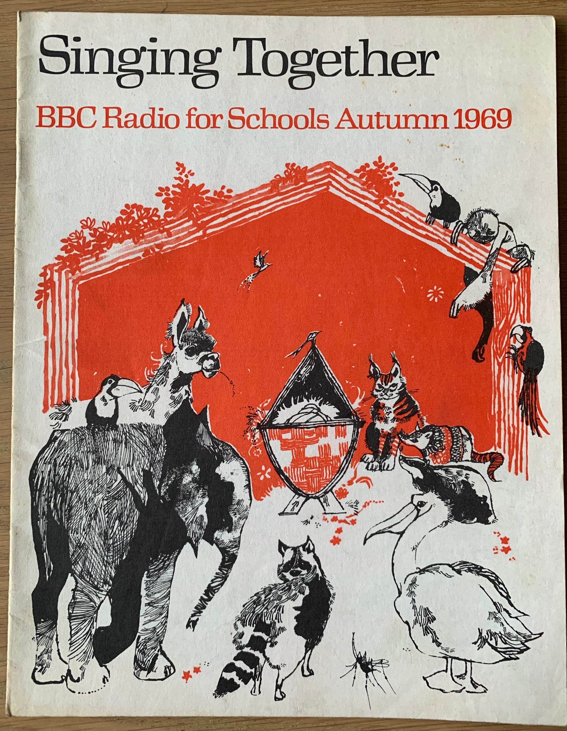 Caroline Sharpe SINGING TOGETHER BBC Radio For Schools Autumn 1969 - transpontinebooks