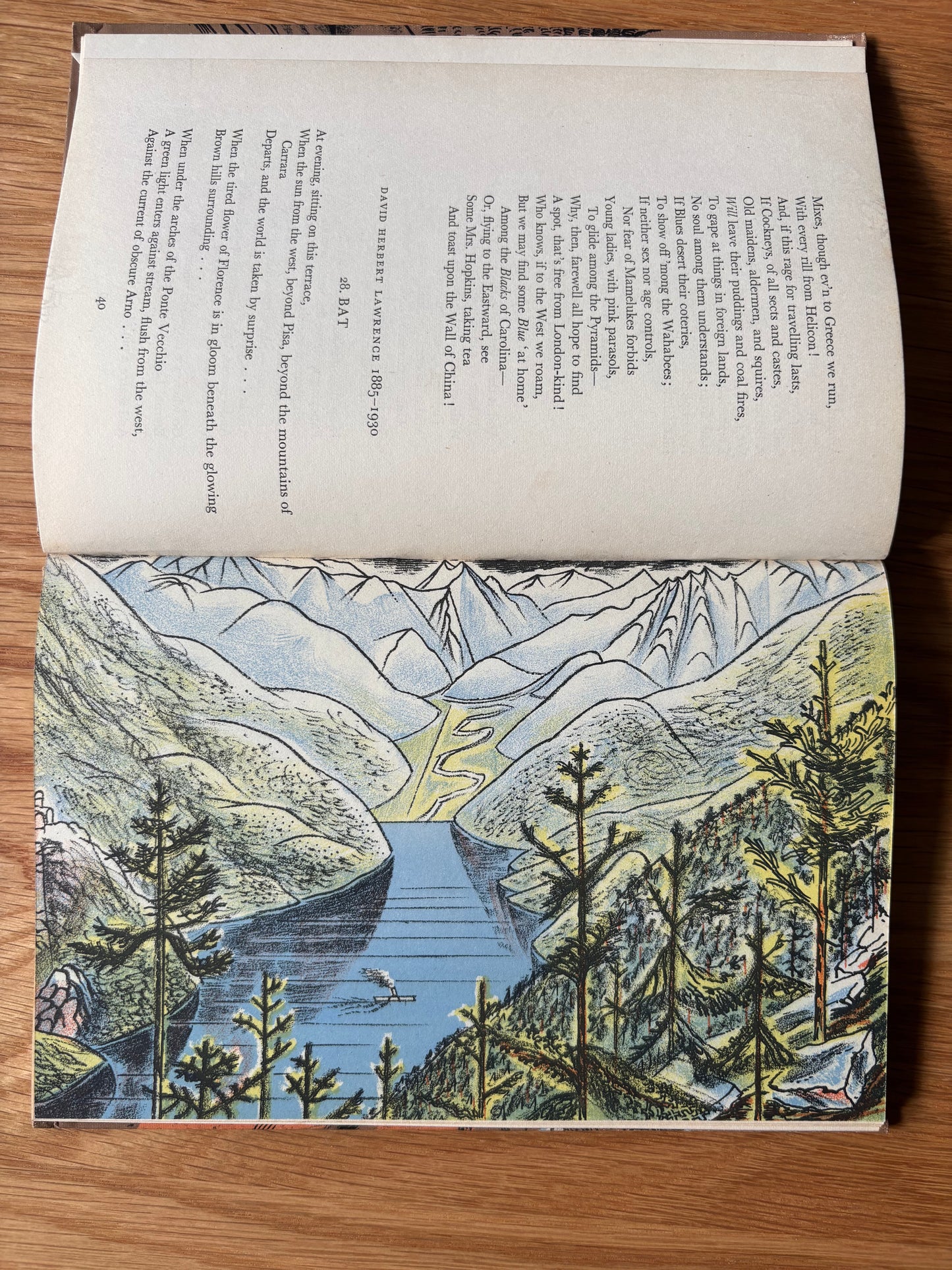 Edward Bawden TRAVELLERS’ VERSE M G Lloyd Thomas 1st Ed 1946 Curwen ILLUSTRATED