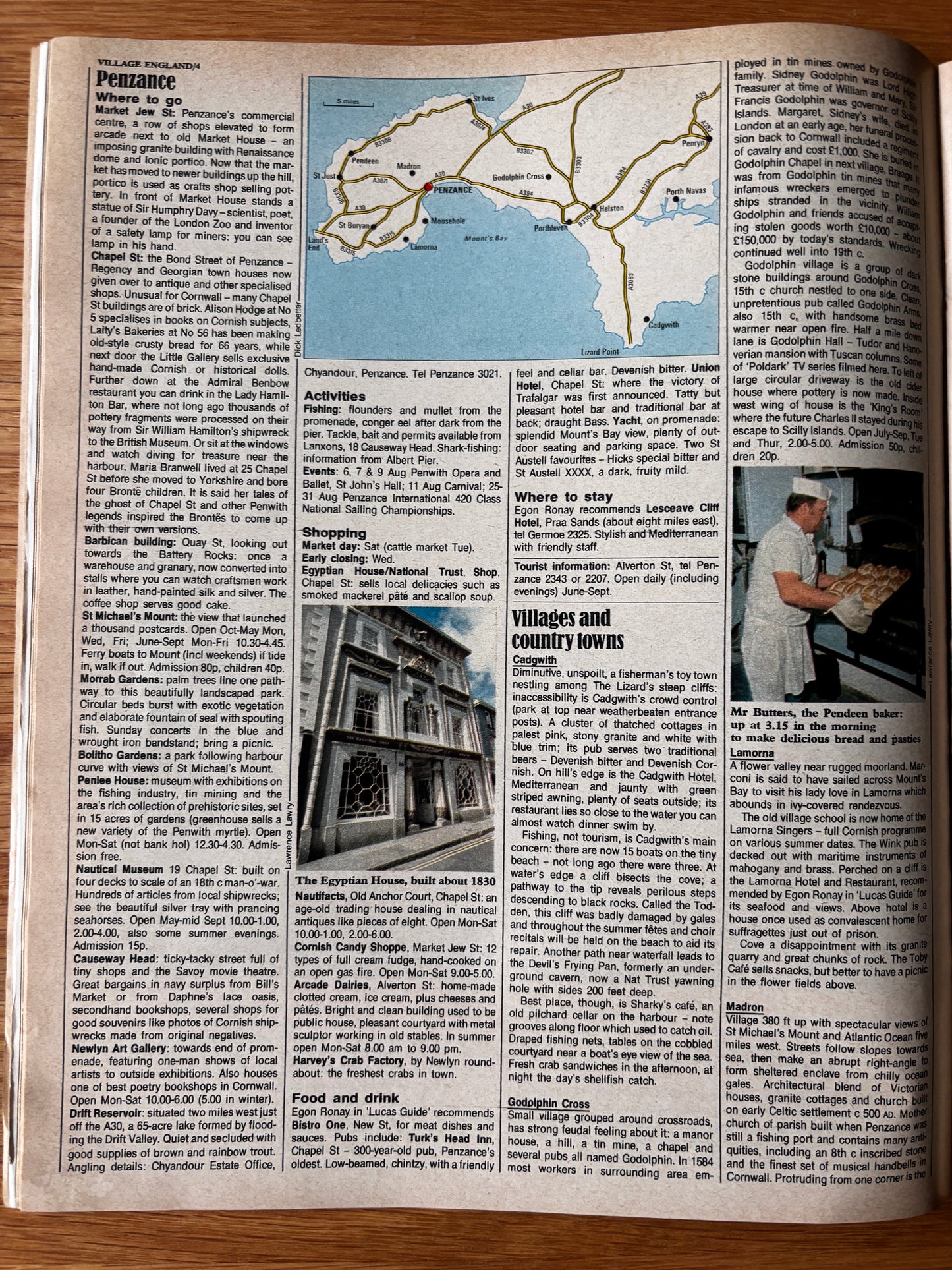 Julia Butler THE OBSERVER MAGAZINE July 1979 CORNWALL TRAVEL