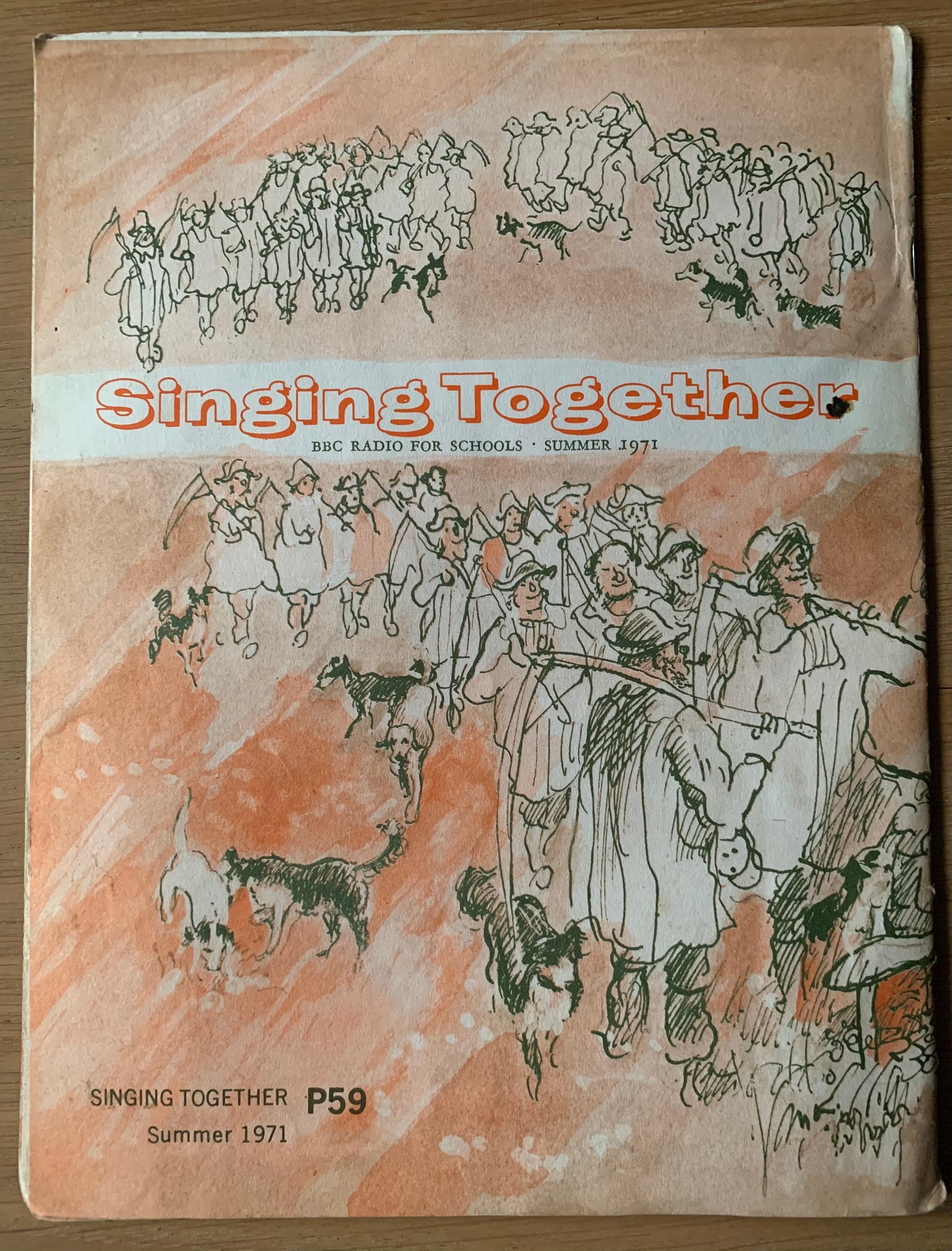 Richard Kennedy SINGING TOGETHER 1971 BBC Radio For Schools - transpontinebooks