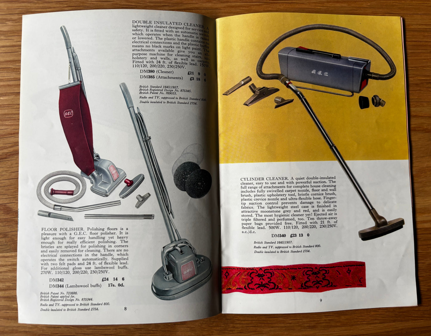 1950’s LIVING ELECTRICALLY GEC Dorrit Dekk Electric Cookers Fridge Heaters CATALOGUE