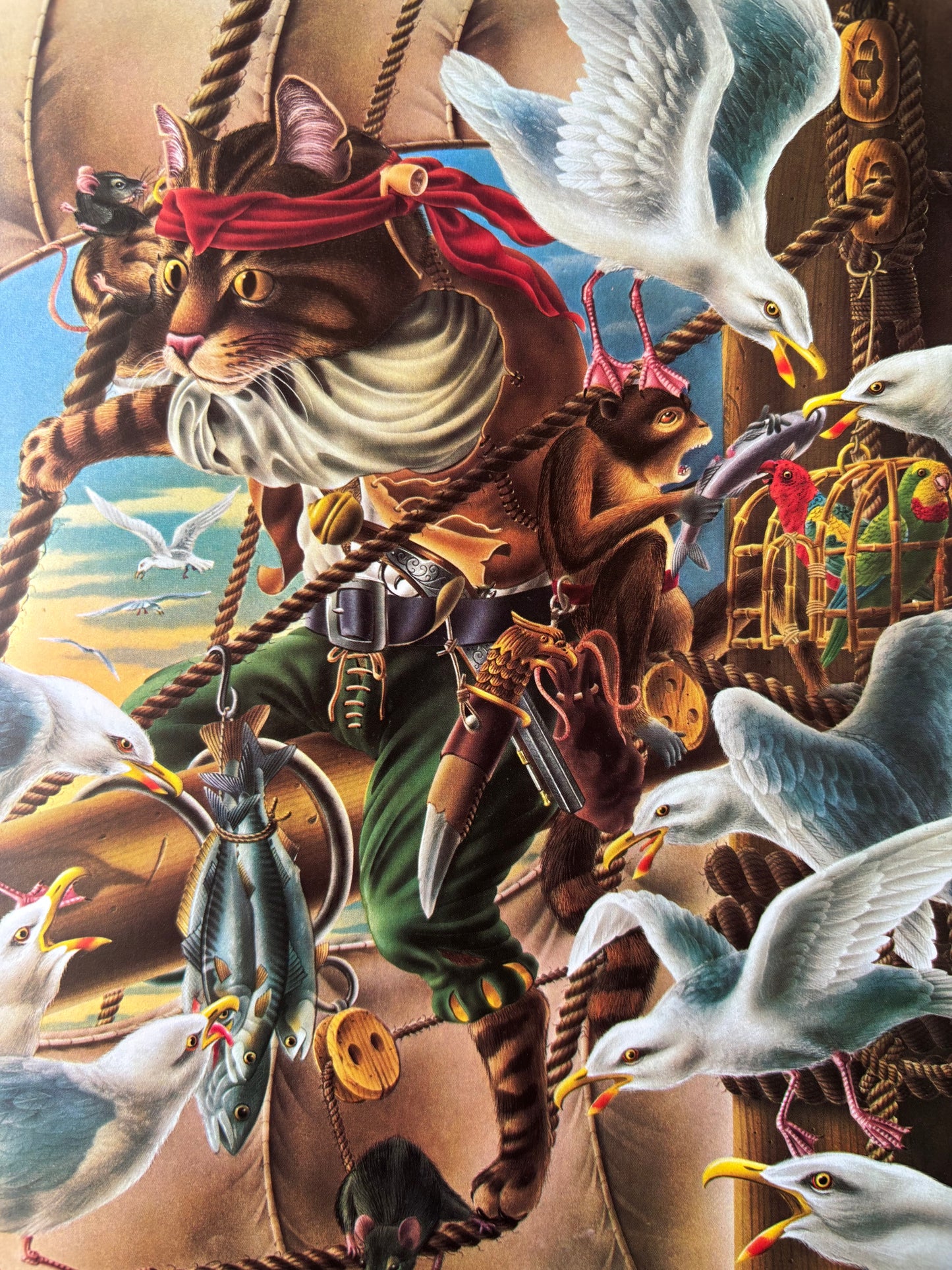 Alan Aldridge Signed drawing THE SHIP’S CAT Richard Adams HB 1st Ed 1977 Illustrated