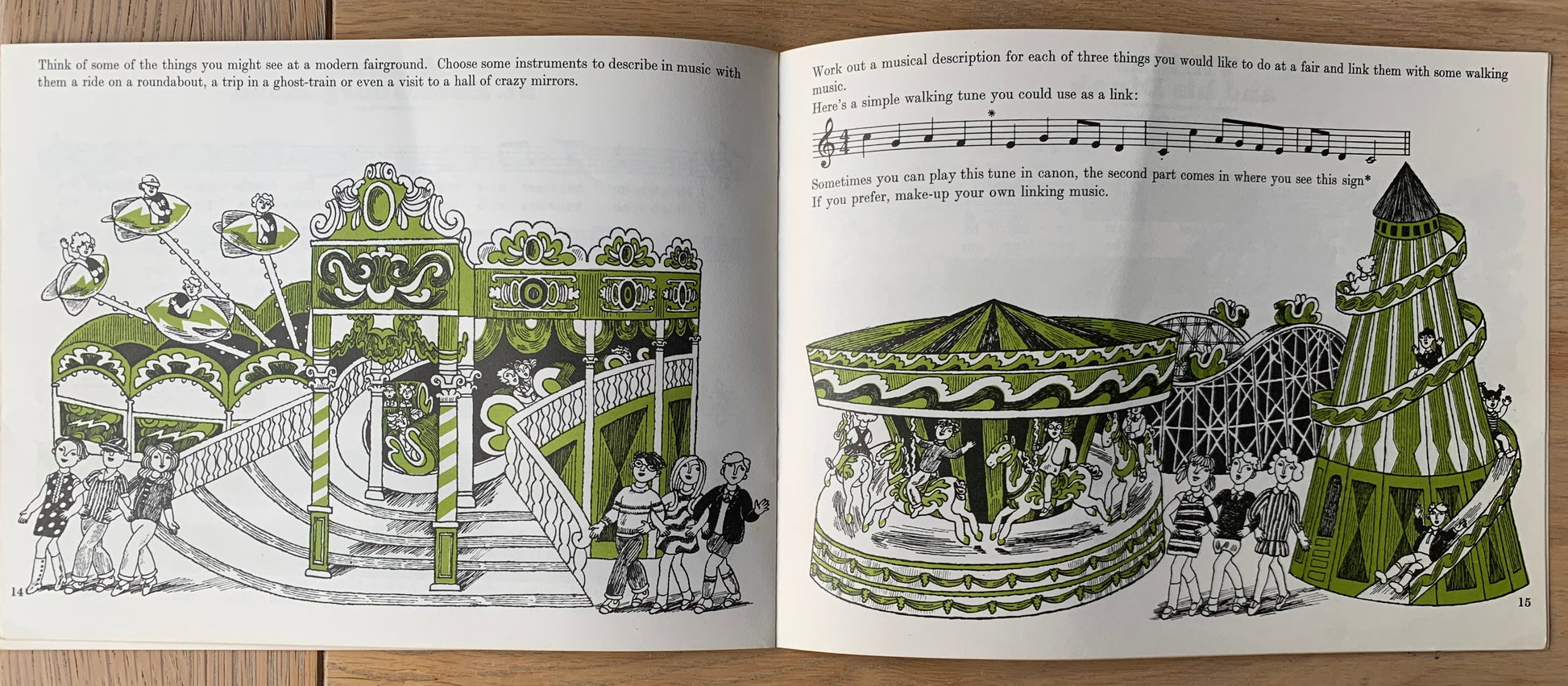 Todd Justin MAKING MUSIC 1970 BBC SCHOOLS SONG Booklet Illustrated - transpontinebooks