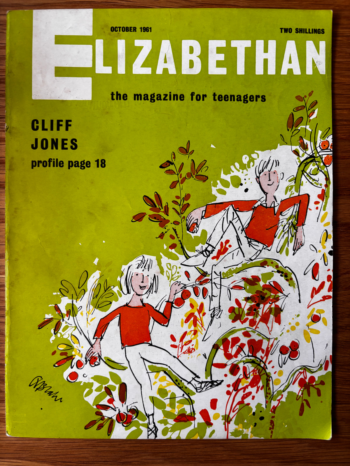 Quentin Blake ELIZABETHAN MAGAZINE October 1961 Richard Kennedy John Ward