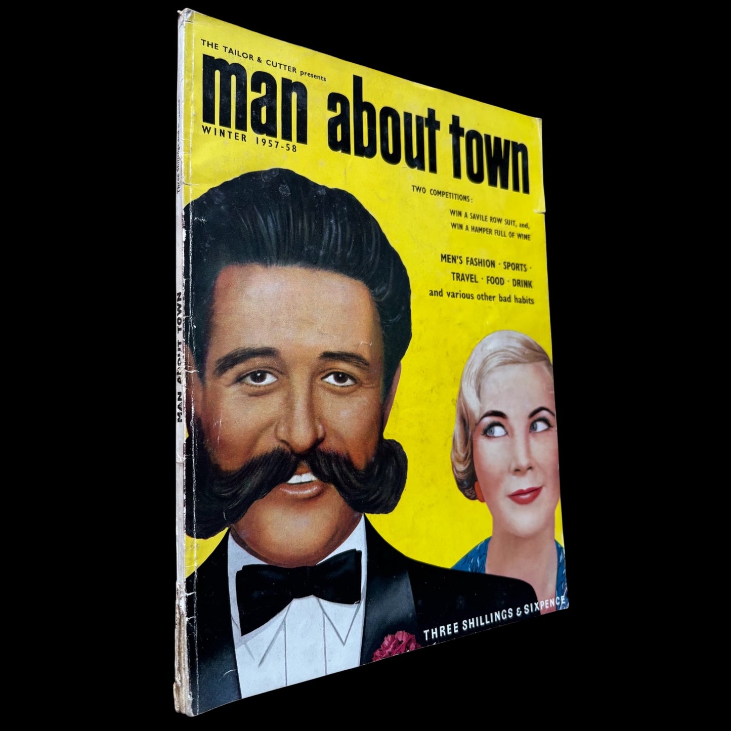 1950’s MAN ABOUT TOWN Magazine Winter 1957 Men’s Style Tailoring VINTAGE