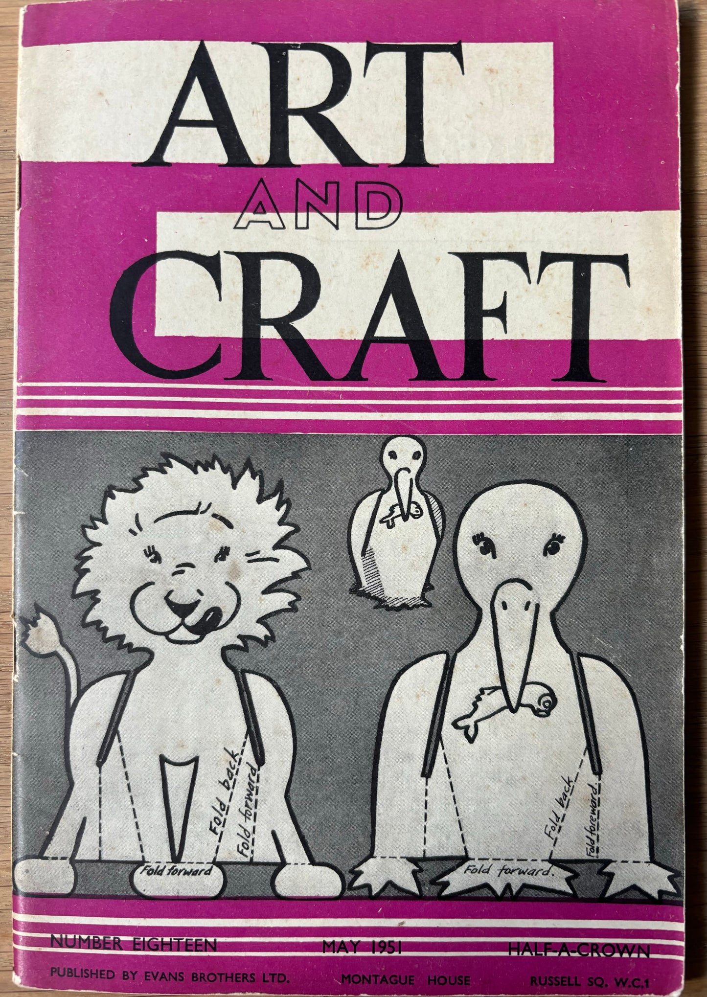 1951 ART AND CRAFT Decorating Boxes MAGAZINE CHILD EDUCATION May - transpontinebooks