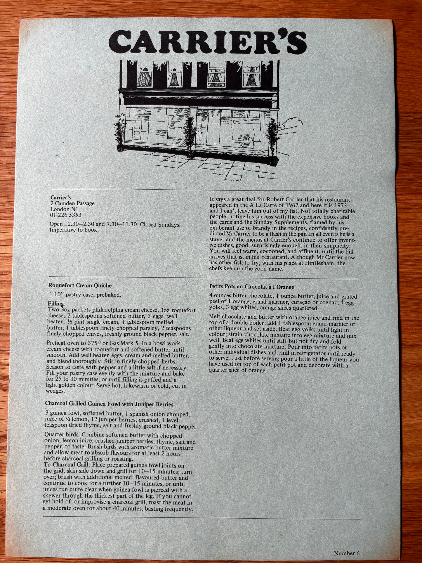 LONDON A LA CARTE Habitat 30 Facsimile Menus DAVID HOCKNEY Conran Design Ray Ogden