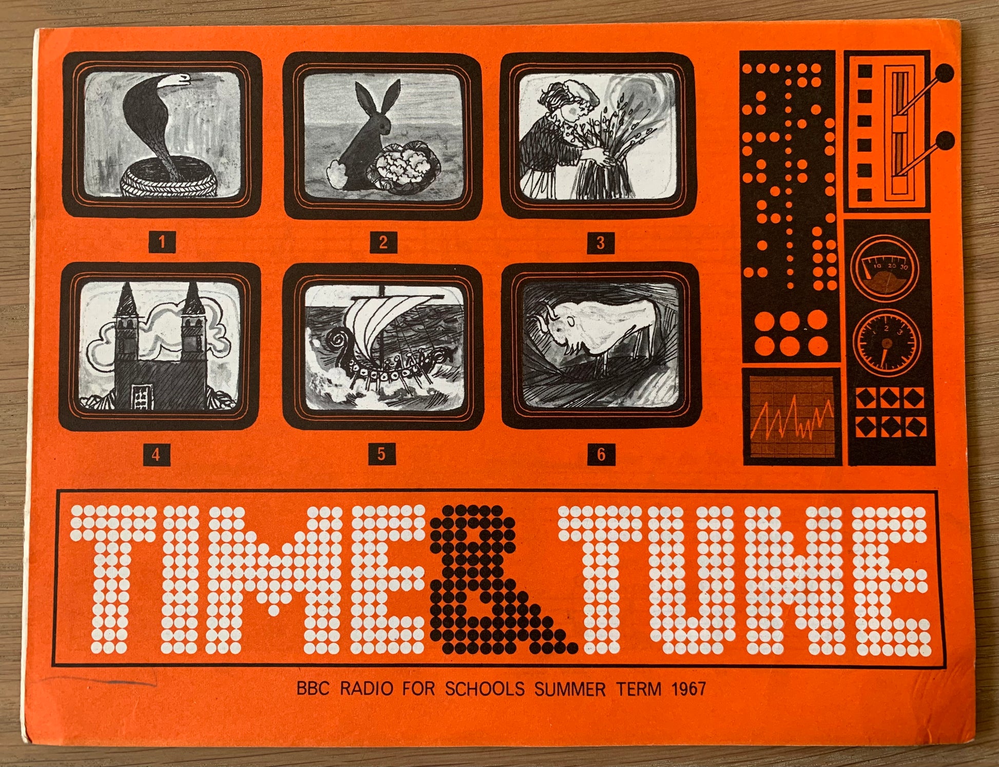 Sheila Perry TIME & TUNE BBC Radio For Schools Summer 1967 - transpontinebooks