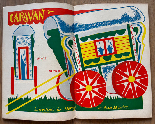 1950's ART AND CRAFT MAGAZINE 1952 Gipsy Caravan CHILD EDUCATION July