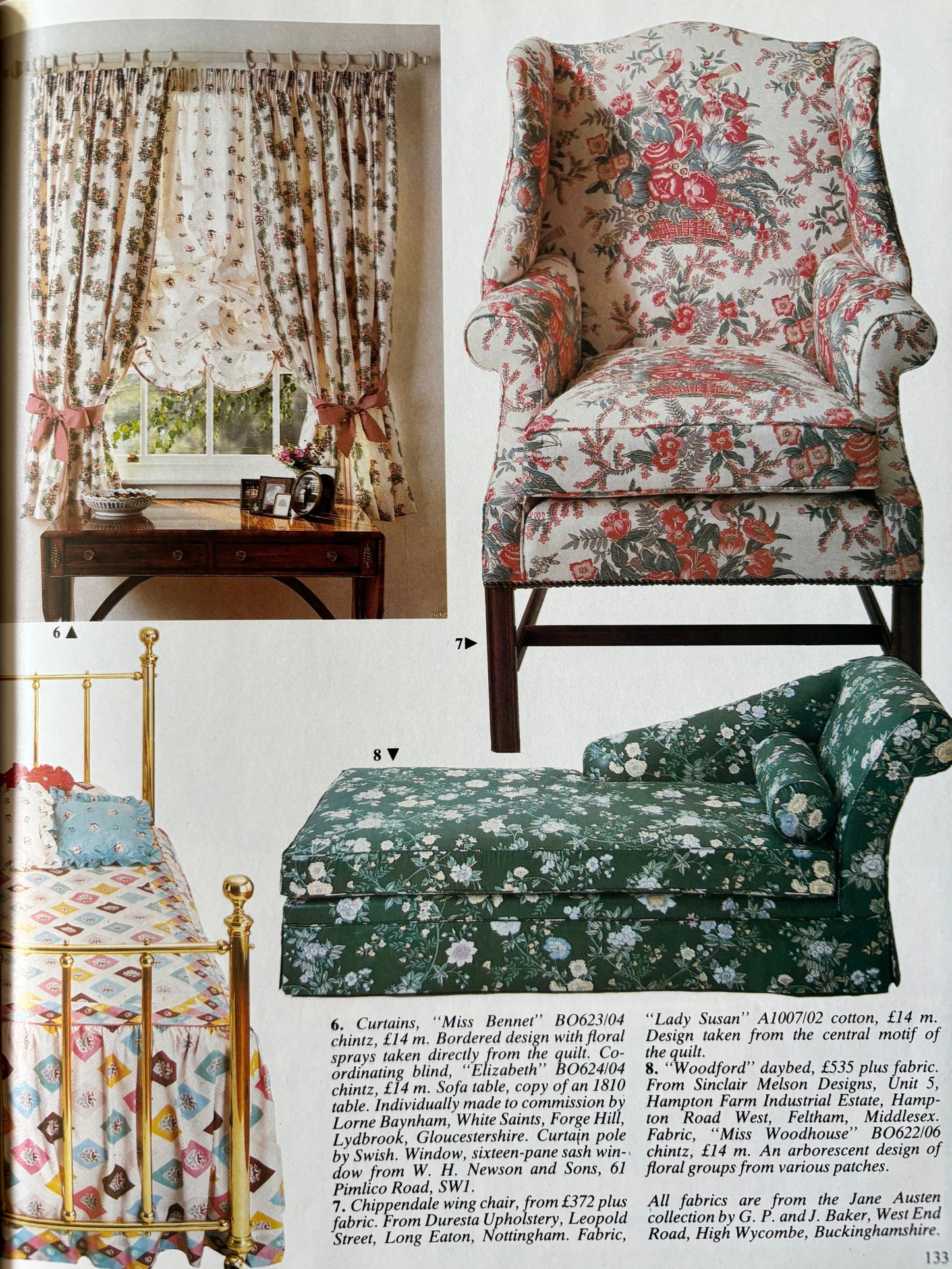 HOMES AND GARDENS Magazine November 1983 ITALY Ian Beck Glynn Boyd Harte