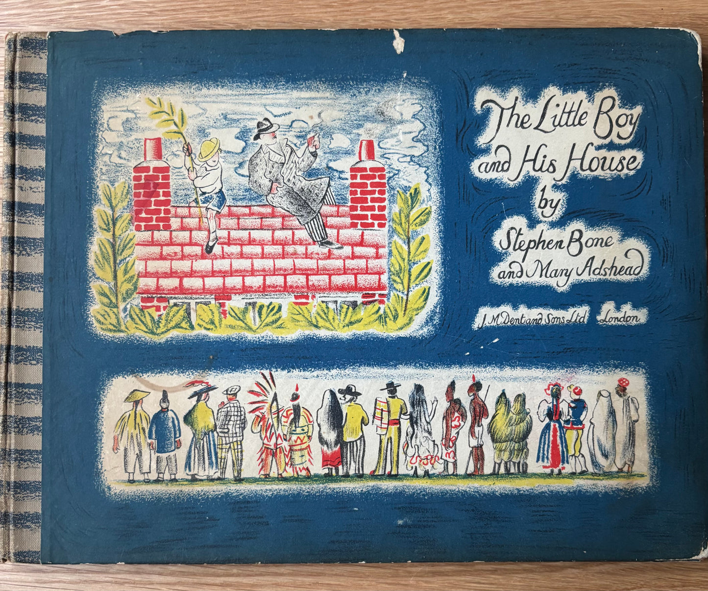 Stephen Bone Signed THE LITTLE BOY AND HIS HOUSE 1936 Mary Adshead 1st Ed J M DENT