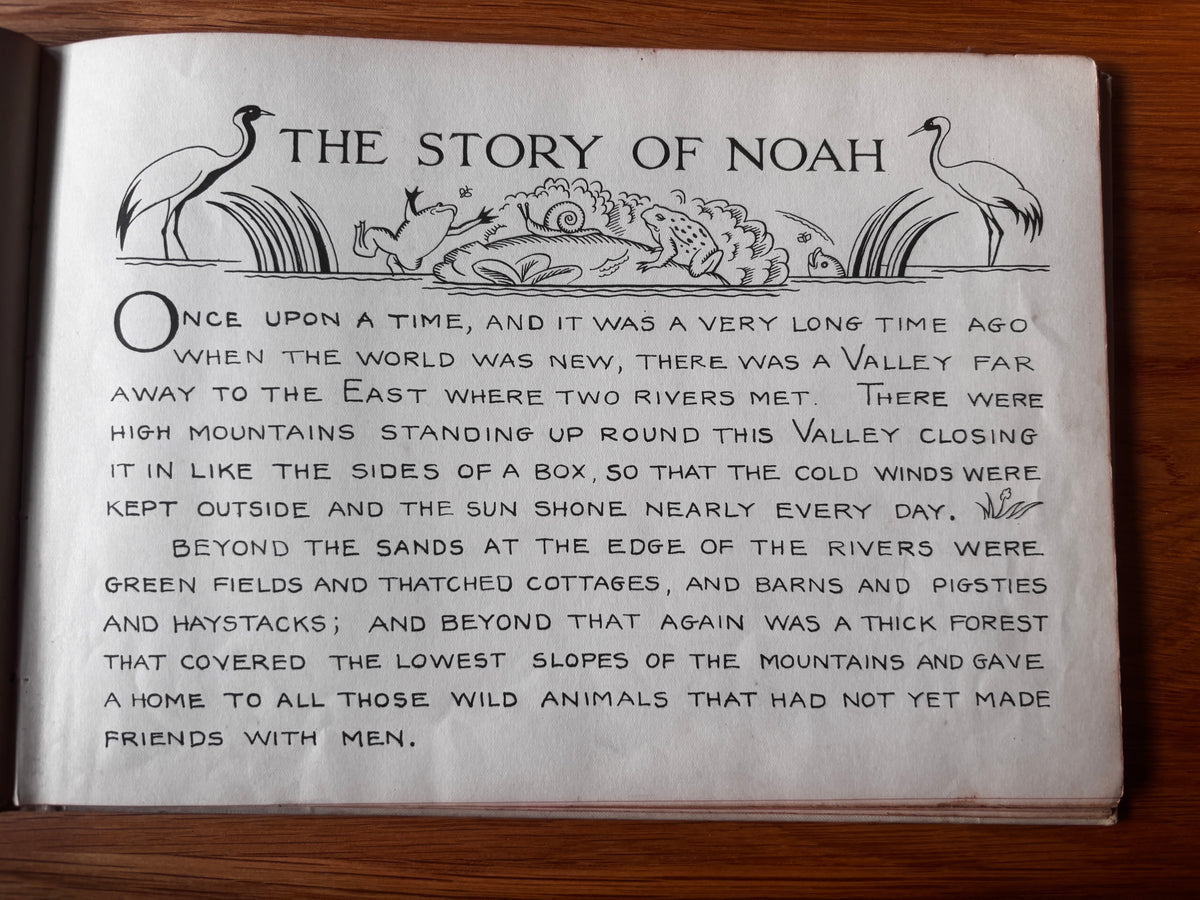 Clifford Webb THE STORY OF NOAH 1931 1st Ed F J Ward ILLUSTRATED