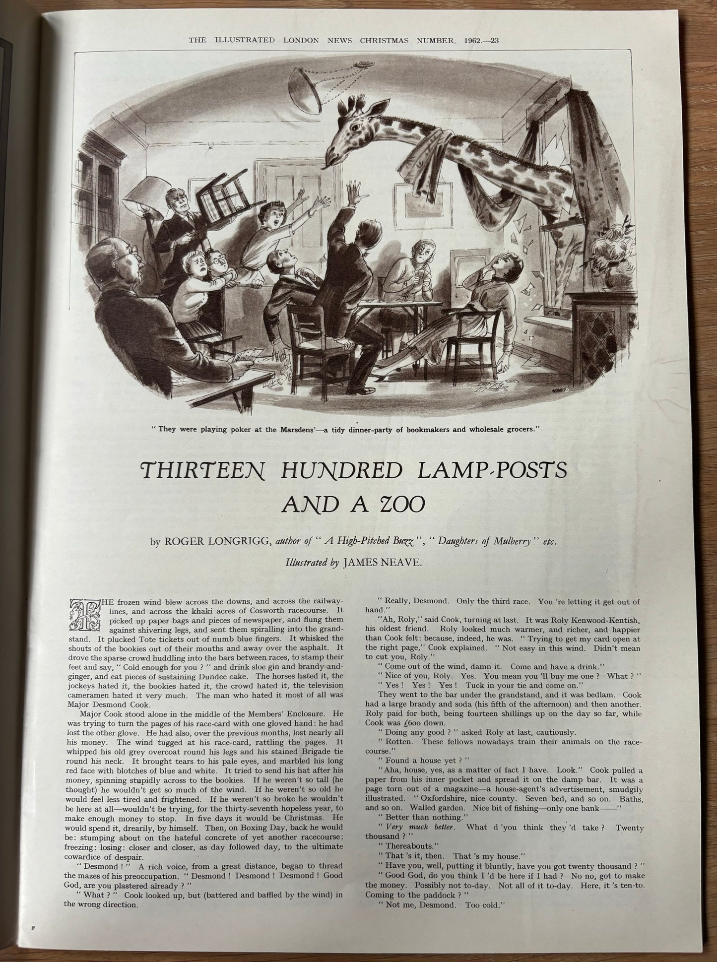 Lotte Reiniger Christmas Number ILLUSTRATED LONDON NEWS MAGAZINE 1962 John Nash - transpontinebooks