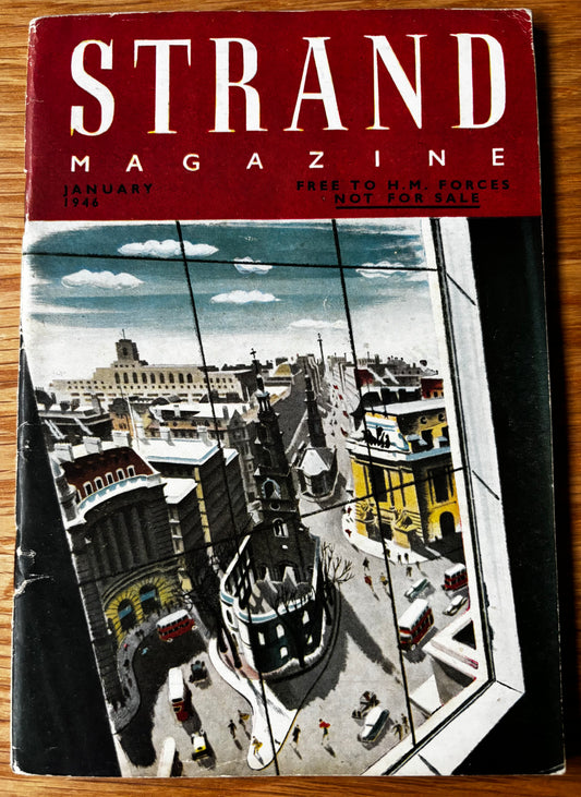 Sherlock Holmes THE STRAND MAGAZINE January 1946 H M Forces Issue Adverts