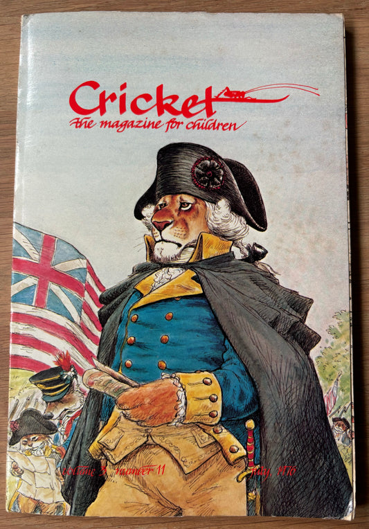 Wally Tripp CRICKET Magazine JULY 1976 Bicentennial Ed Gorey Quentin Blake - transpontinebooks