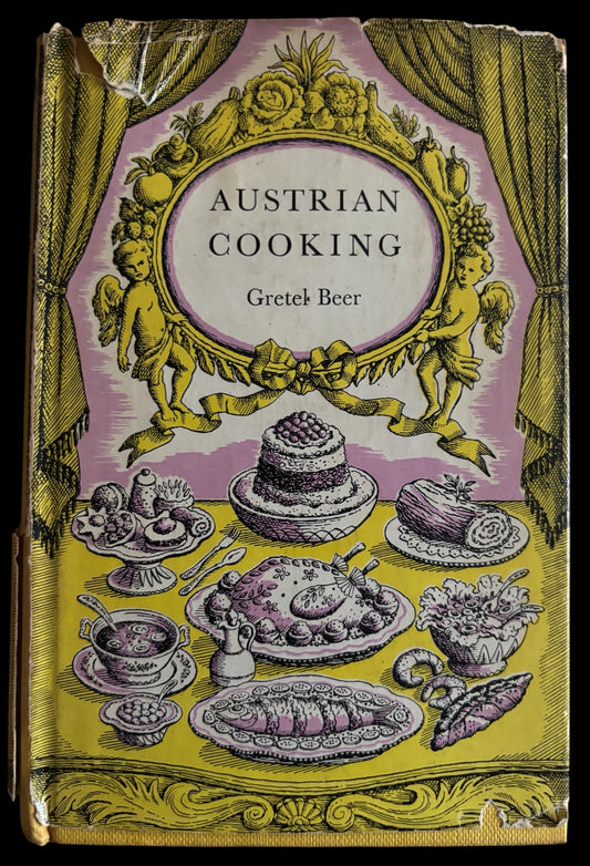 AUSTRIAN COOKING Gretel Beer 2nd Imp DJ 1956 Andre Deutsch COOKERY BOOK Sheila Dunn