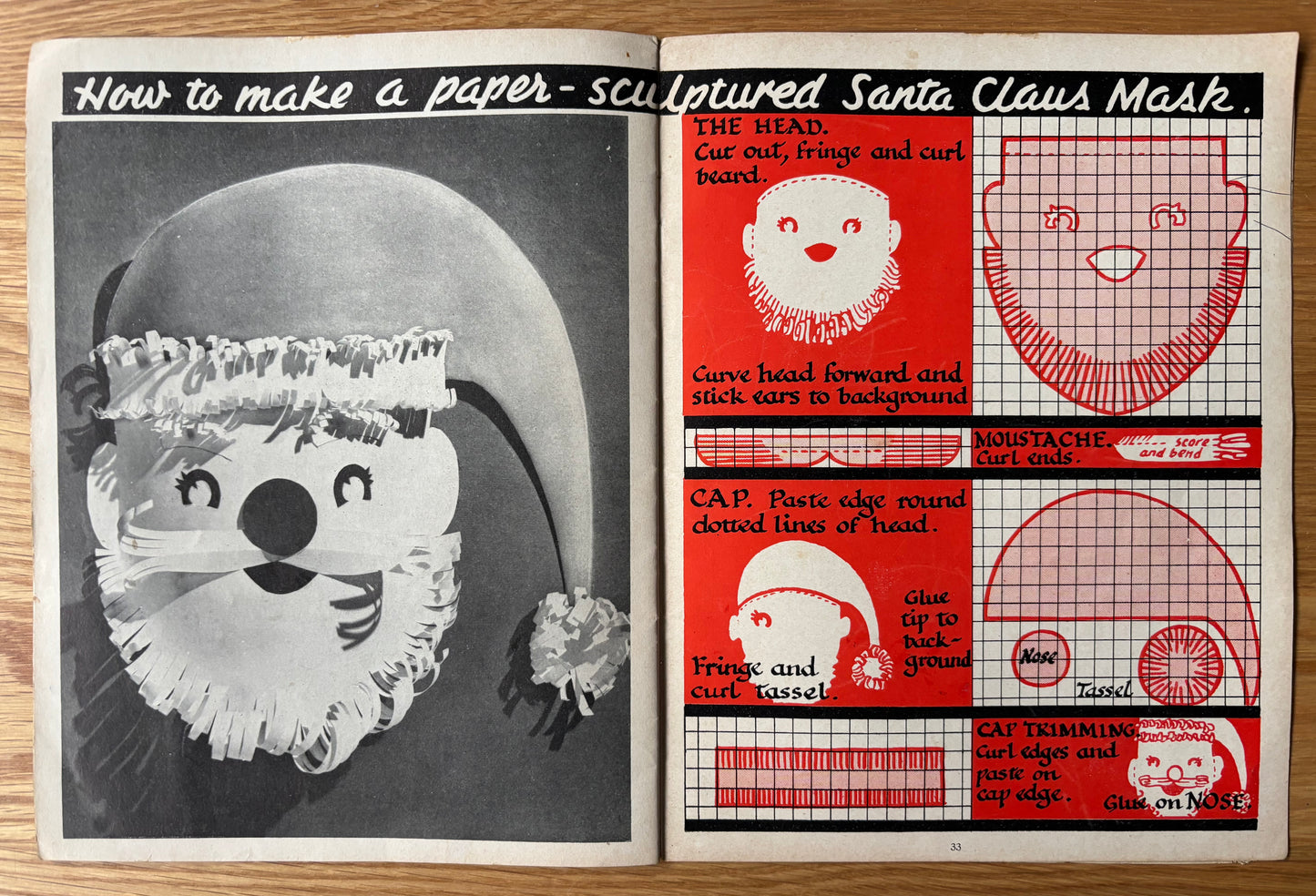 Vintage ART AND CRAFT EDUCATION CHRISTMAS MAGAZINE Nov 1954 School Crafts CHILD