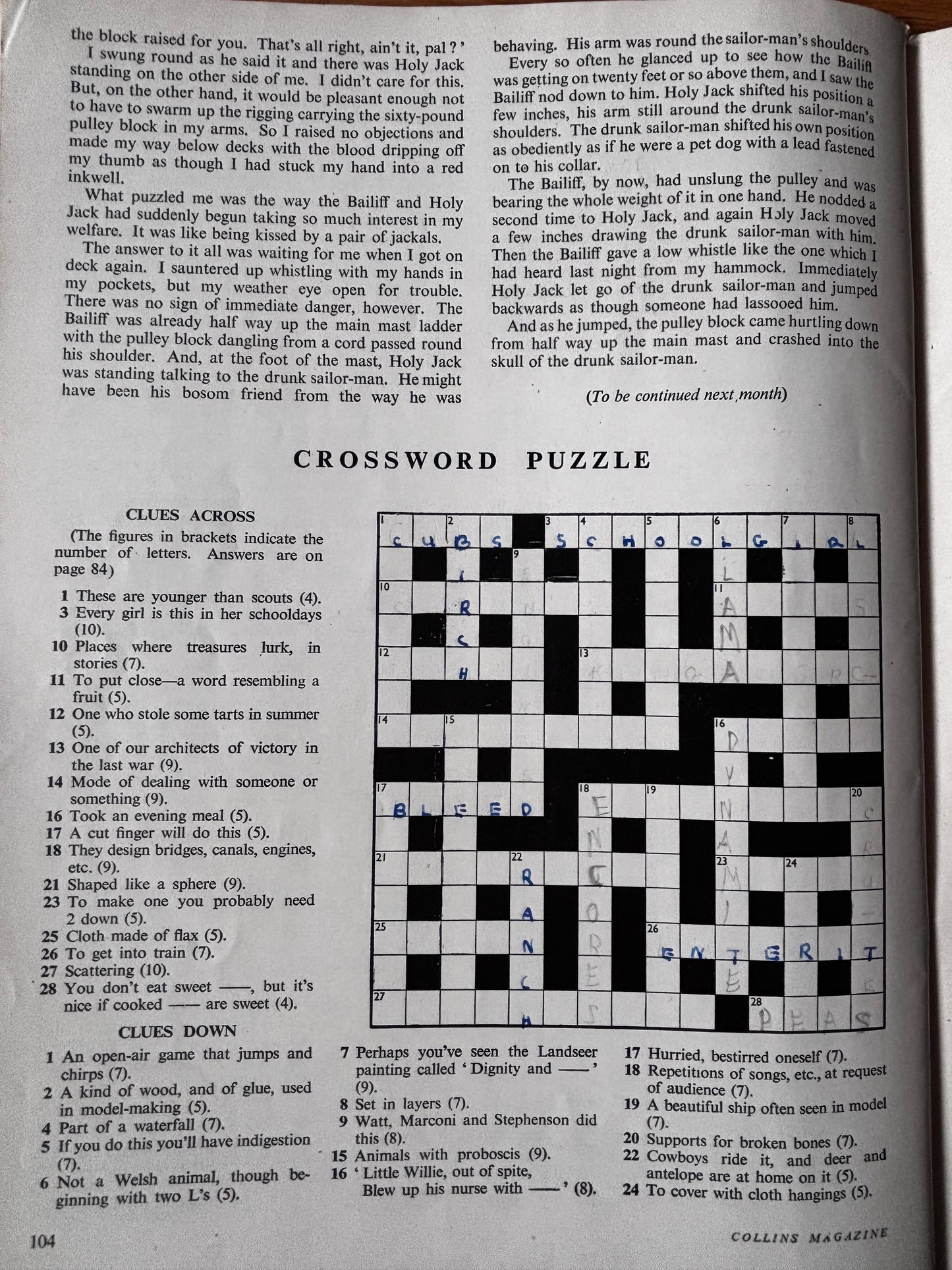 Susan Einzig COLLINS MAGAZINE February 1948 LINO CUTS Emmet Advert Ballet