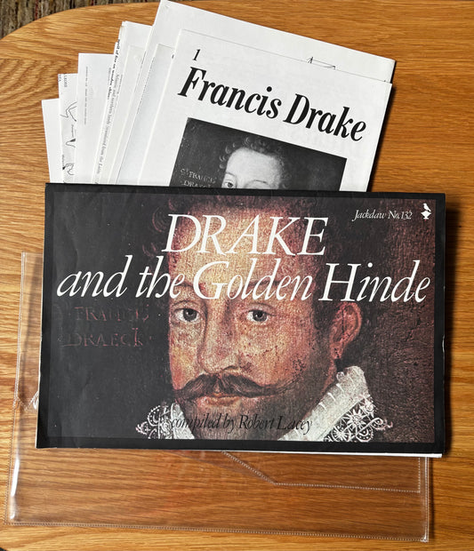 DRAKE AND THE GOLDEN HIND No 132 Jackdaw Folder 1975 Facsimile Resource