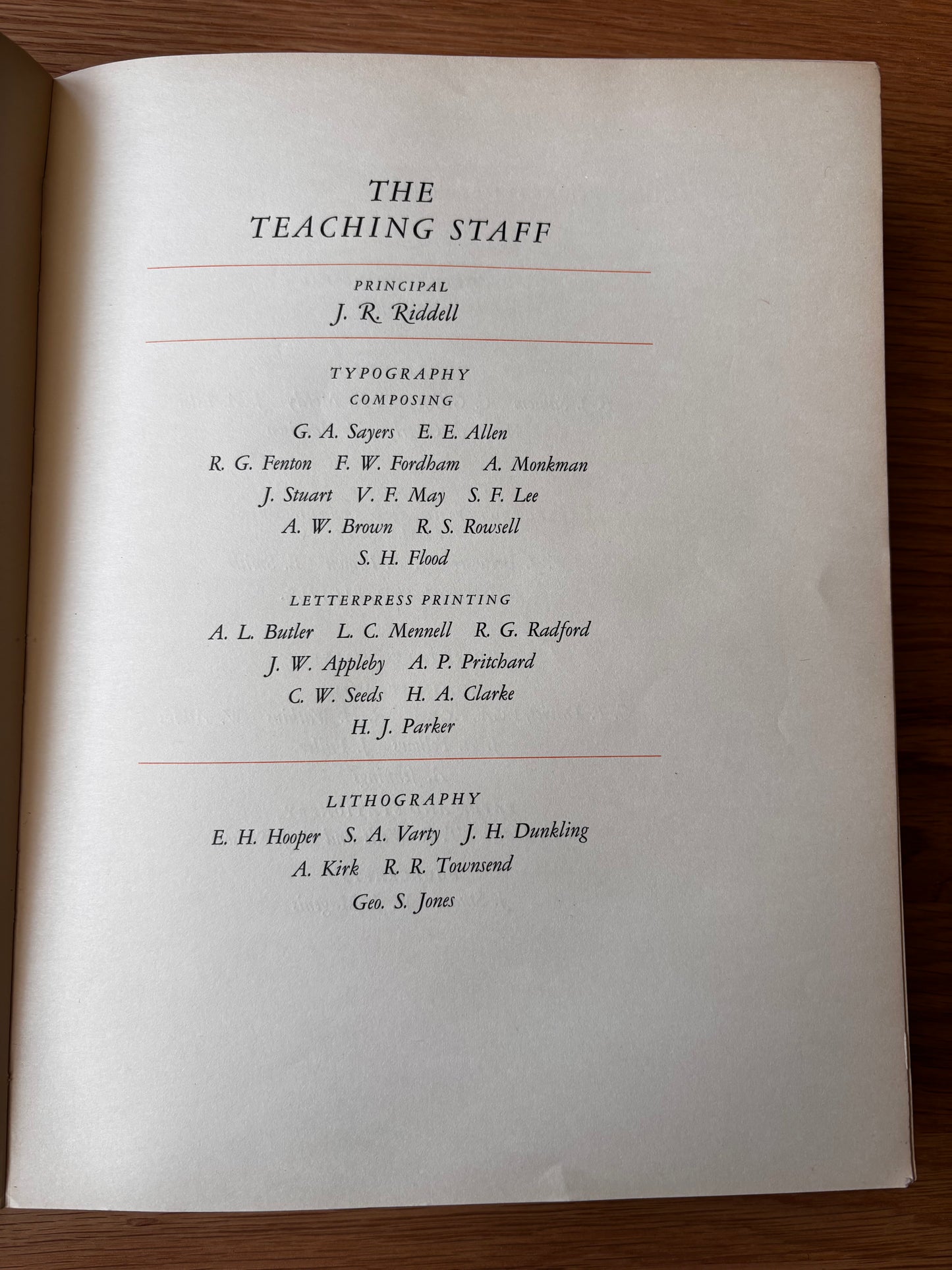 Brian Cook LONDON SCHOOL OF PRINTING 16th YEAR BOOK 1937 Monotype Specimens