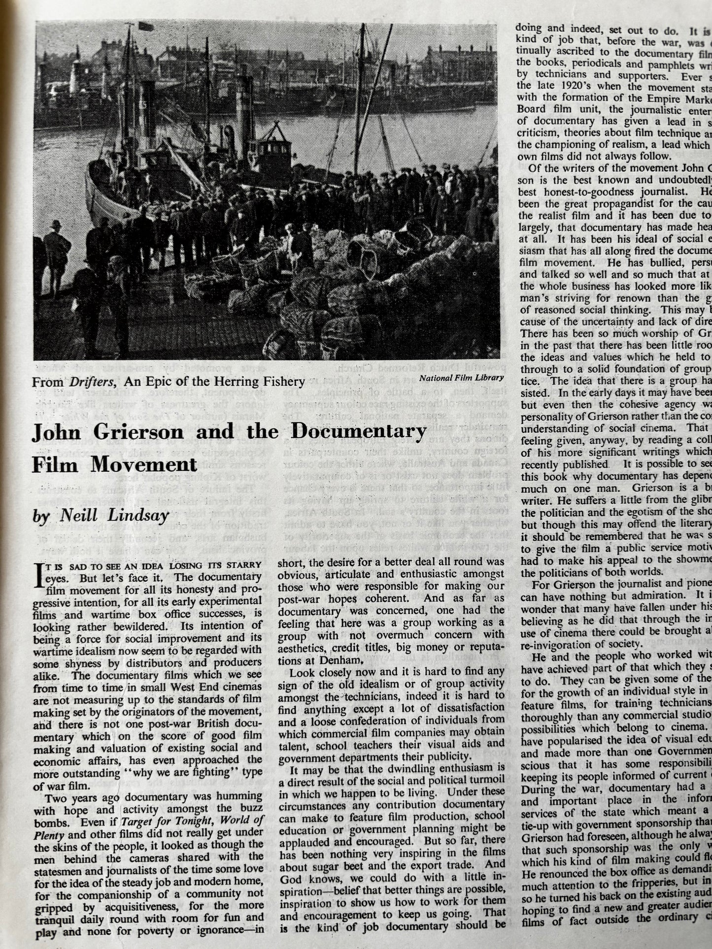 Vilaincourt OUR TIME Magazine November 1946 ERIC AMBLER Revival Of Tapestry France