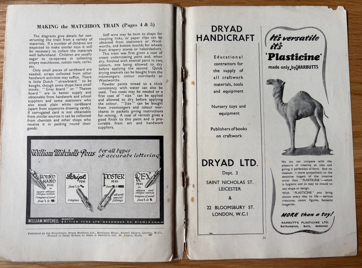 1950 ART AND CRAFT Skittles MAGAZINE CHILD EDUCATION Design Patterns