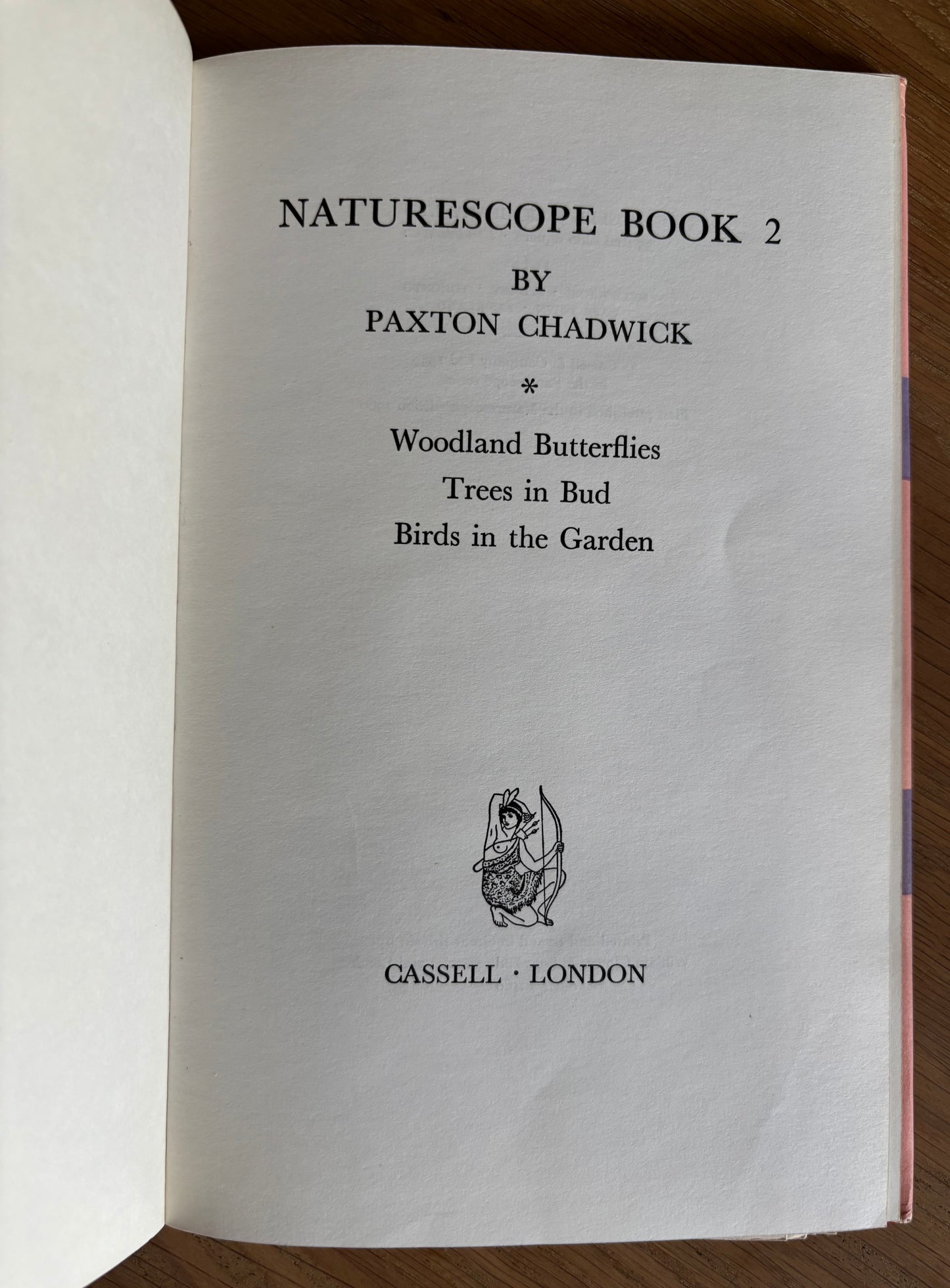 NATURESCOPE BOOK Trees Birds Butterflies PAXTON CHADWICK 1st Ed 1960 Cassell