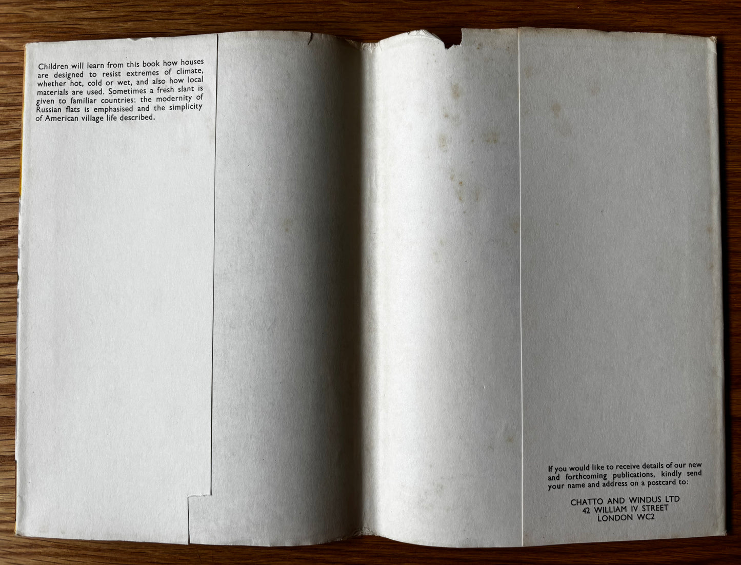 Trekkie Ritchie HOMES OF THE WORLD Chatto & Windus 1963 ILLUSTRATED Parsons