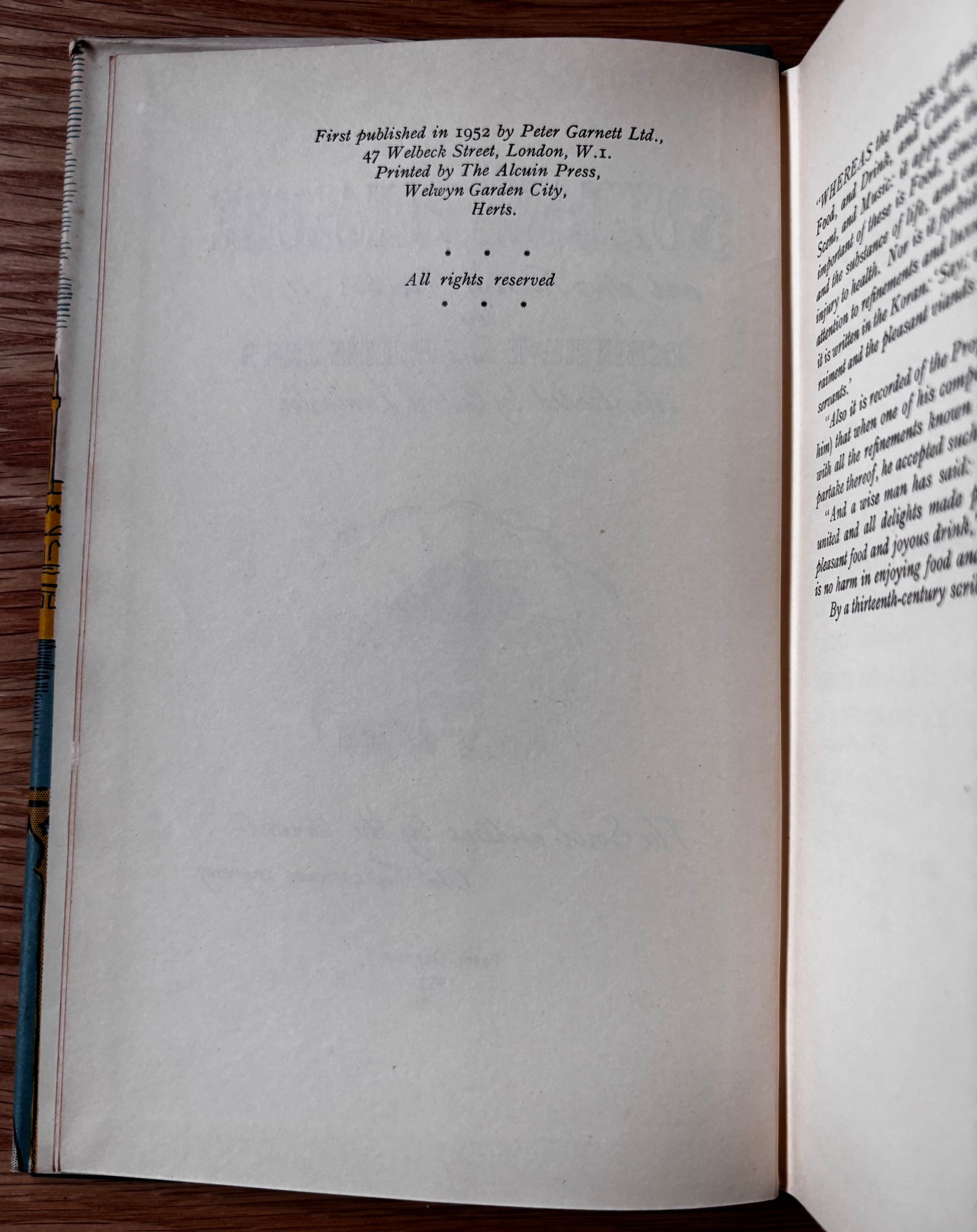 Osbert Lancaster SULTAN’S PLEASURE Robin Howe 1st Ed DJ 1952 Peter Garnett TURKISH COOKERY BOOK
