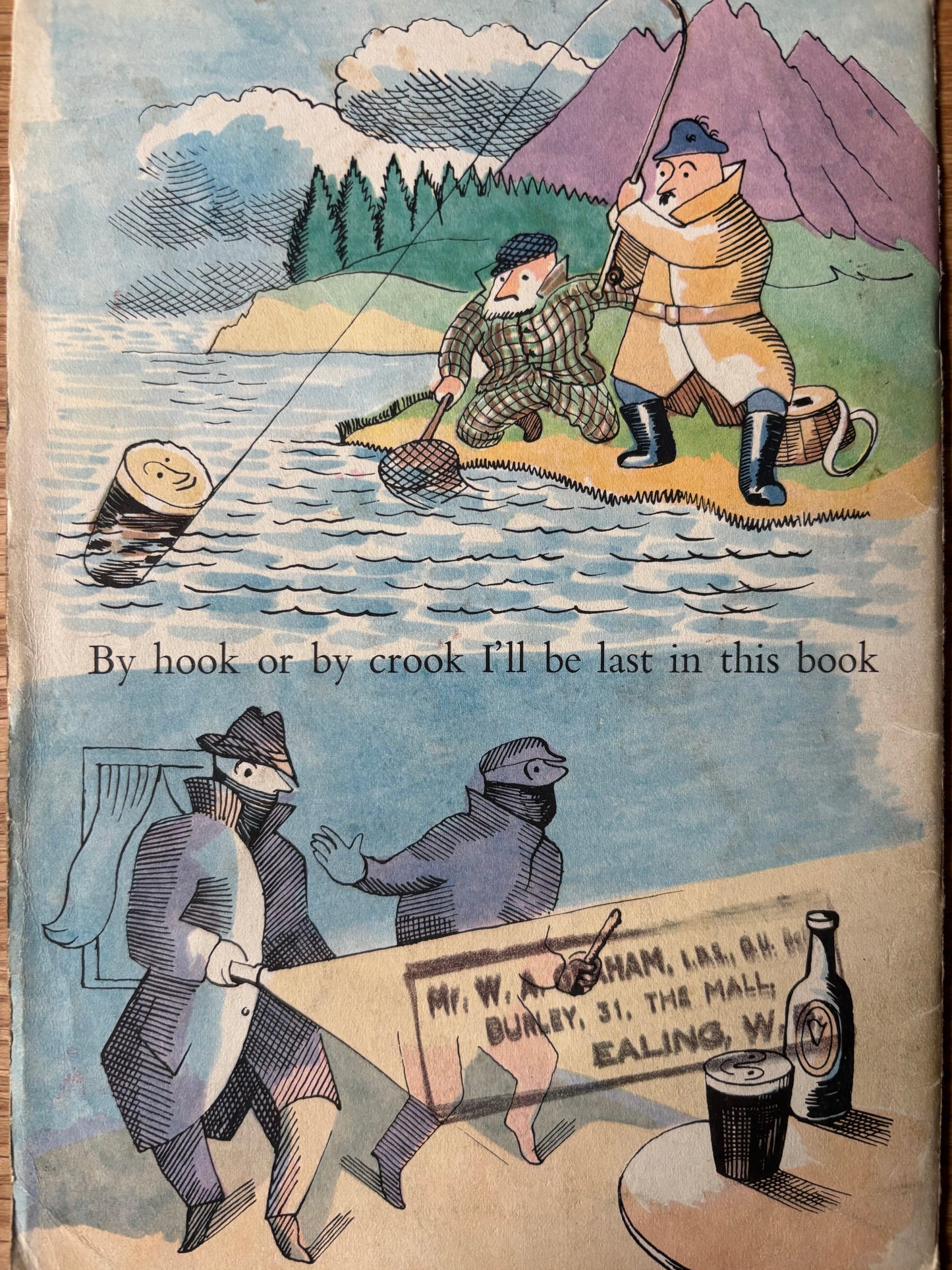 John Nash HAPPY NEW LEAR Guinness Booklet 1957 ILLUSTRATED Verses Edward