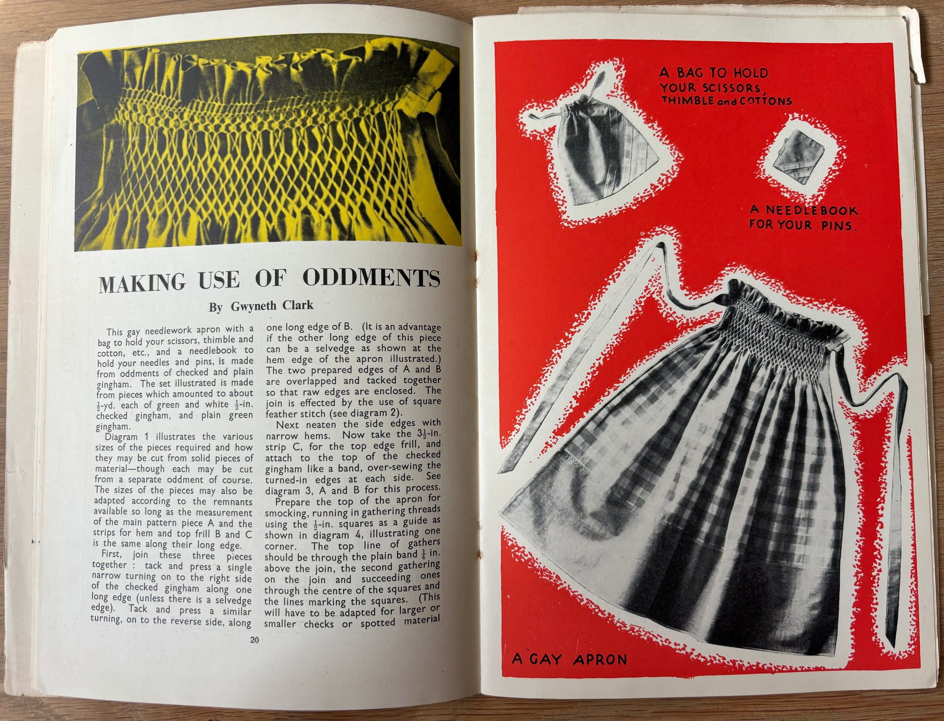 1950 ART AND CRAFT Magazine CHILD EDUCATION Vintage Sewing - transpontinebooks