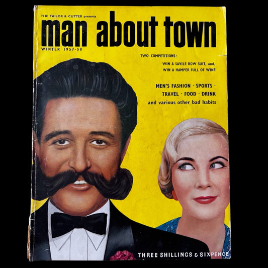 1950’s MAN ABOUT TOWN Magazine Winter 1957 Men’s Style Tailoring VINTAGE
