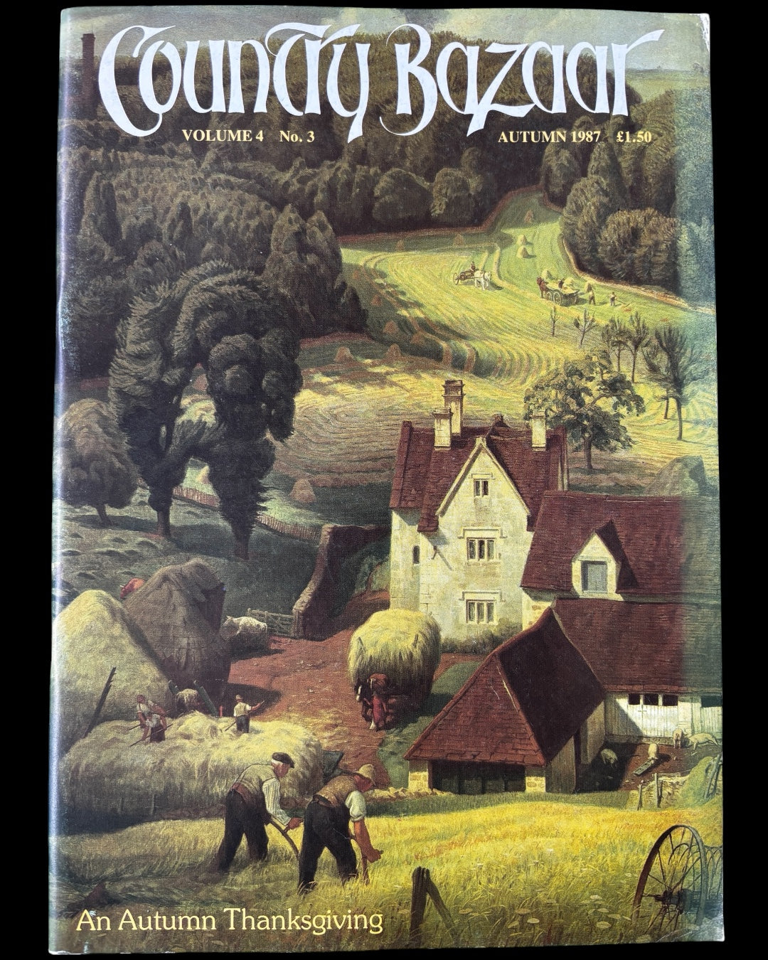 THE COUNTRY BAZAAR Magazine Autumn 1987 Blackbirds Ditchling CRAFTS ARTIST