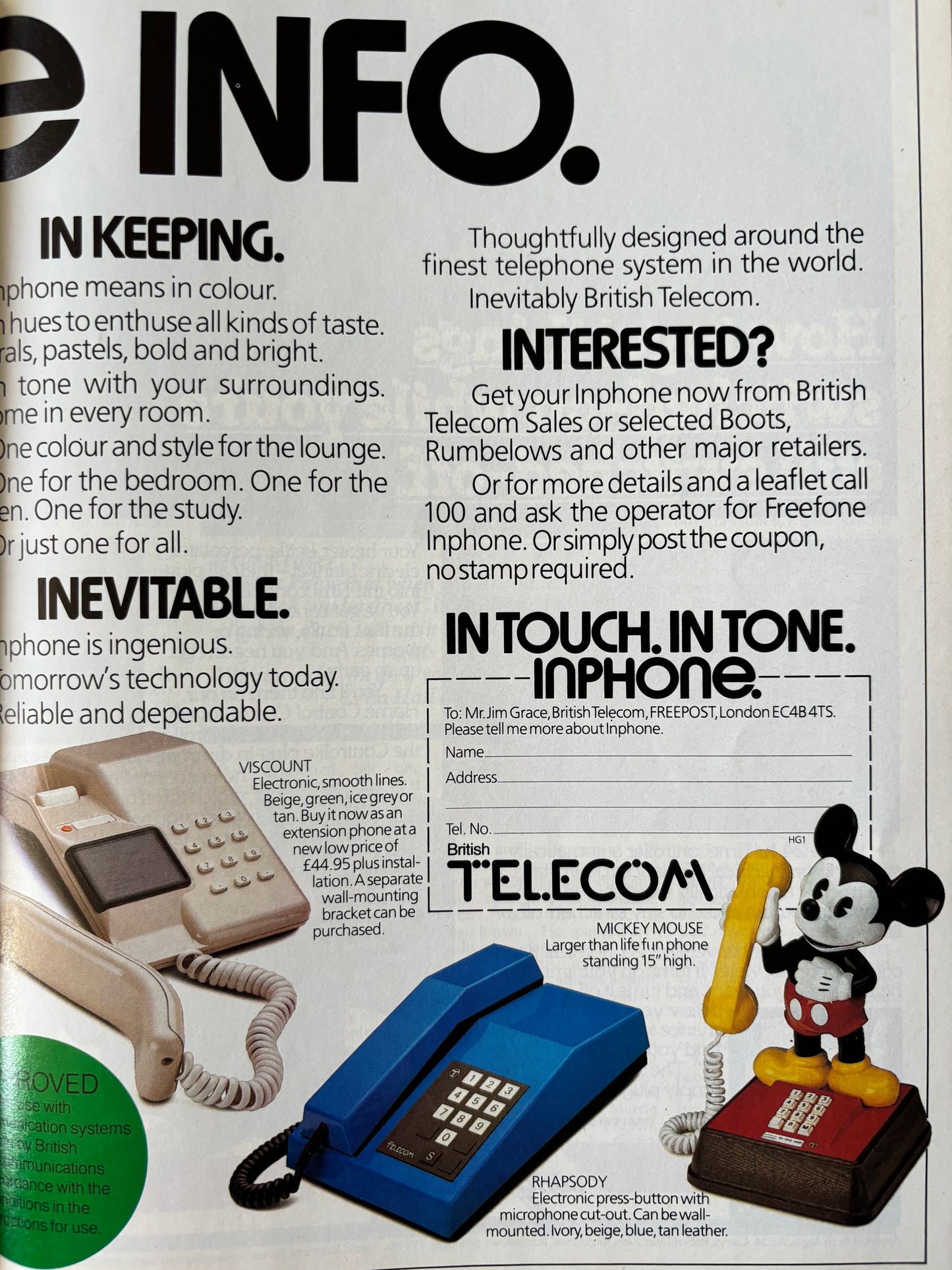 HOMES AND GARDENS Magazine November 1983 ITALY Ian Beck Glynn Boyd Harte