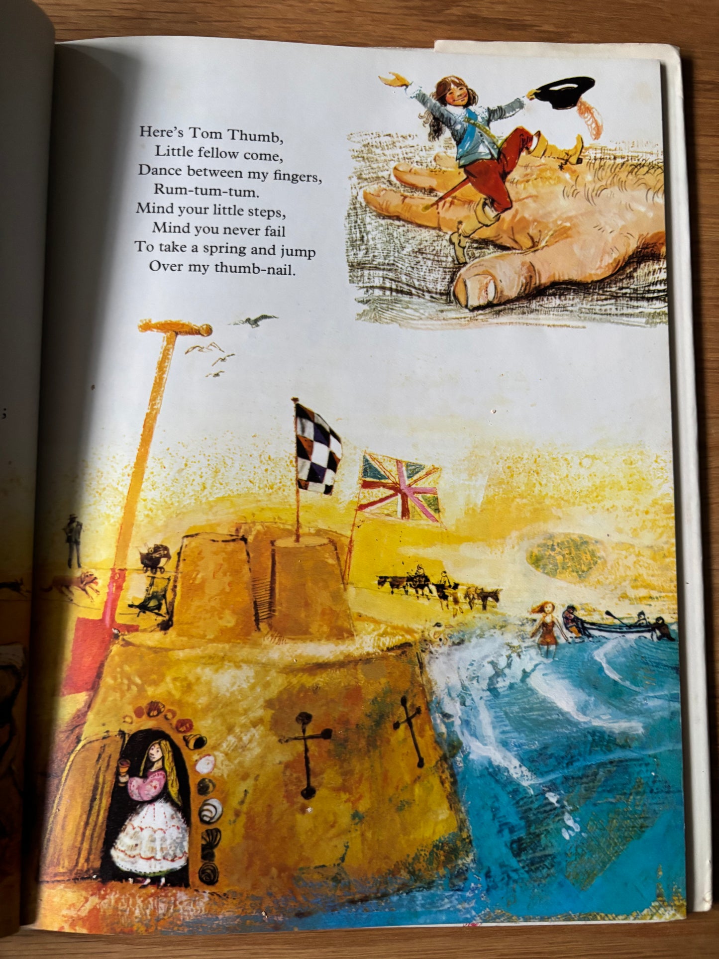 Trevor Stubley MOTHER GOOSE LOST 1st DJ HB 1971 Nicholas Tucker Nursery Rhymes Hamish Hamilton