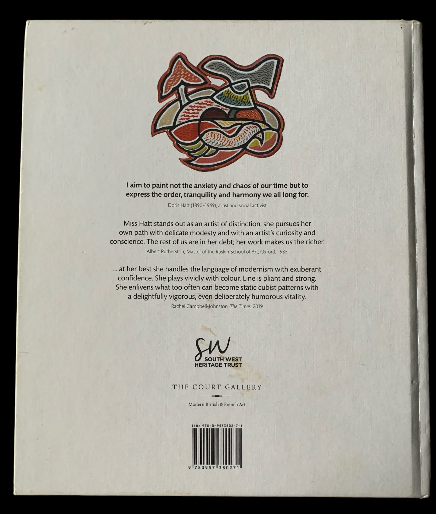 THE ART OF DORIS HATT Denys J Wilcox 2019 1st Ed Court Gallery - transpontinebooks