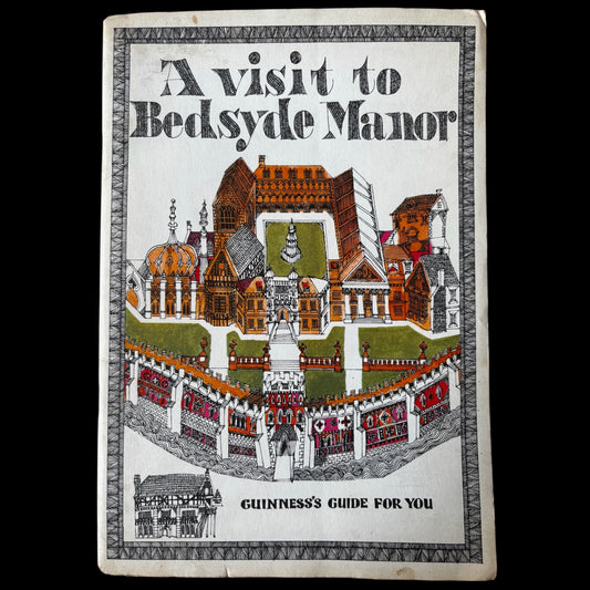 John Vernon Lord A VISIT TO BEDSYDE MANOR GUINNESS 1965 ILLUS BOOKLET