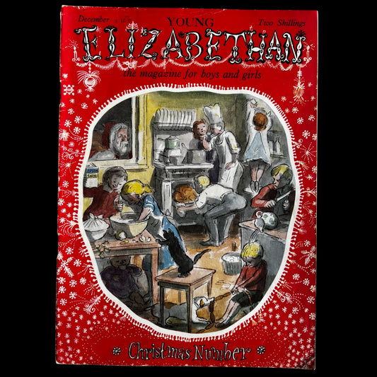 Edward Ardizzone 1956 YOUNG ELIZABETHAN MAGAZINE Christmas Ronald Searle Susan Einzig