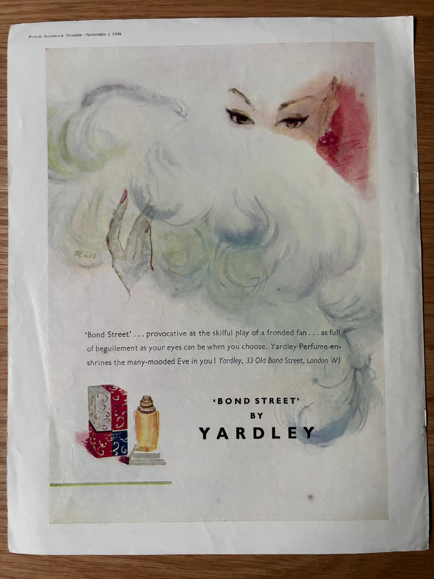 Rowland Emett PUNCH MAGAZINE COVER ONLY CHRISTMAS 1948