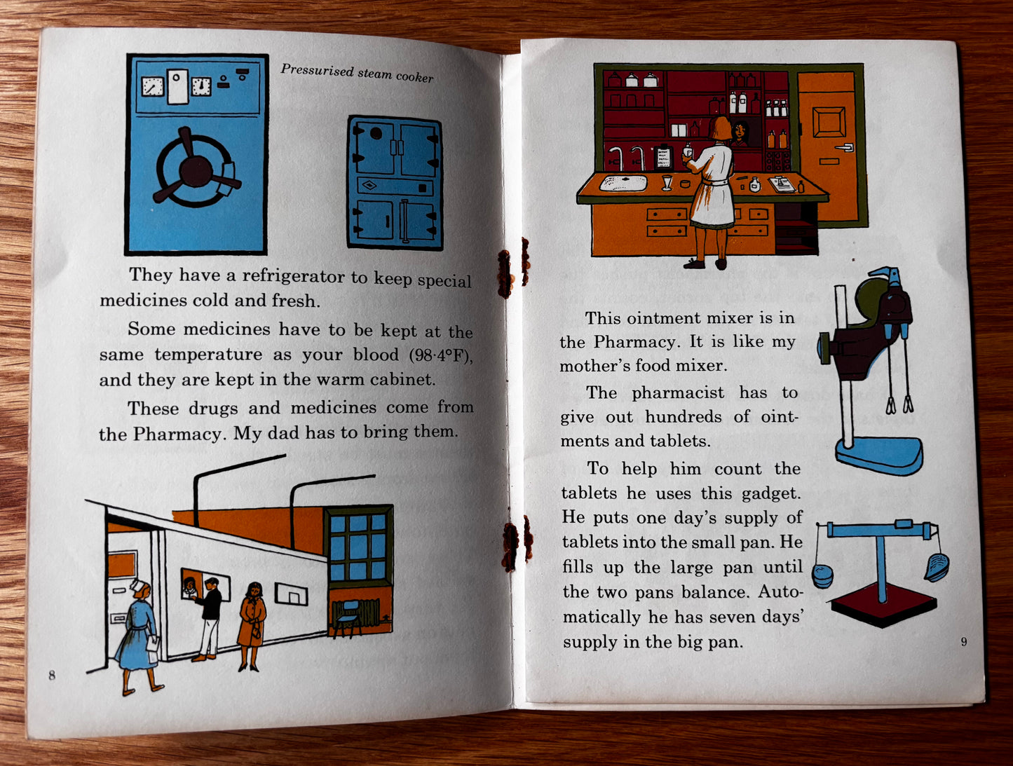 Bernadette Watts HOSPITAL Matter Of Fact METHUEN Norman Geddes Reading Book