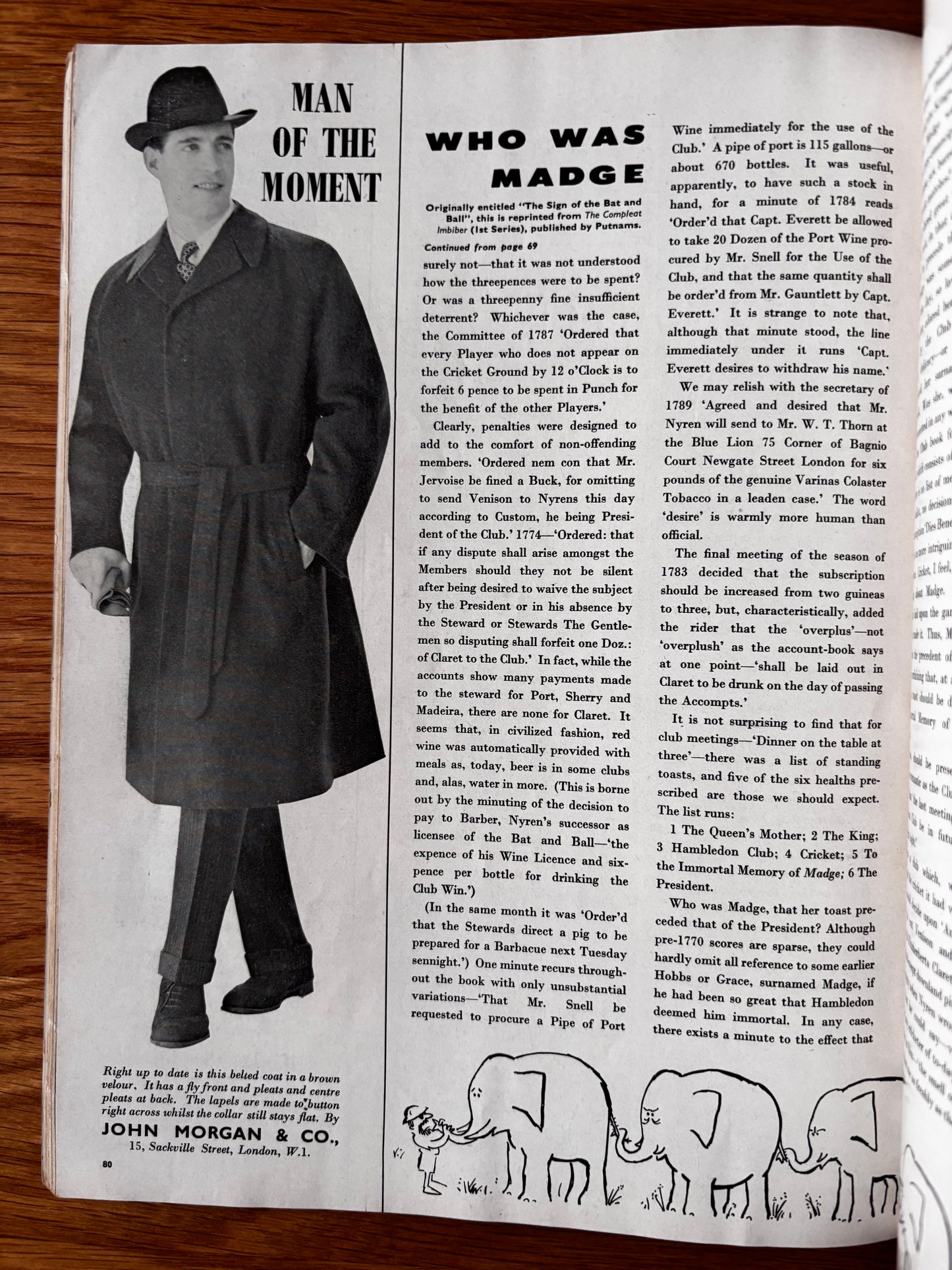 1950’s MAN ABOUT TOWN Magazine Summer 1959 Men’s Style Tailoring VINTAGE
