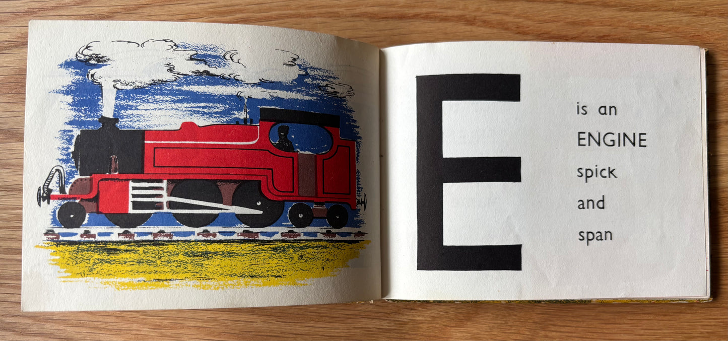 1940s Jack Townend A RAILWAY ABC 1st Ed HB ILLUSTRATED Faber & Faber