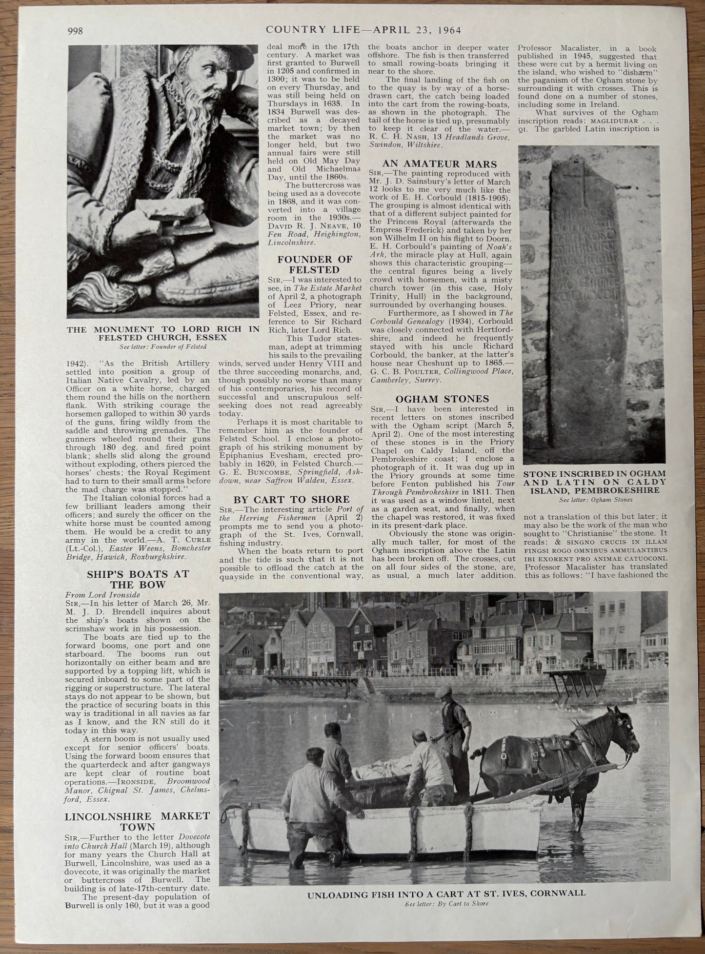 William McLaren Collage PITLOCHRY FESTIVAL THEATRE 1964 BP ADVERT