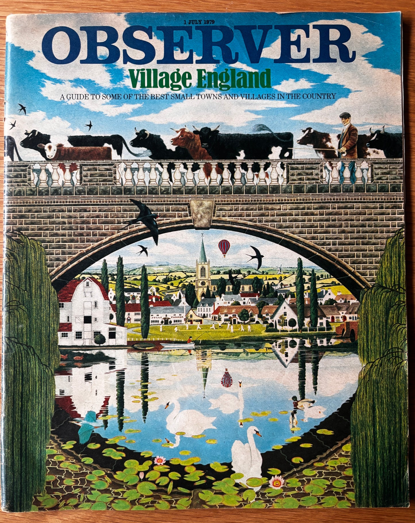 Julia Butler THE OBSERVER MAGAZINE July 1979 CORNWALL TRAVEL