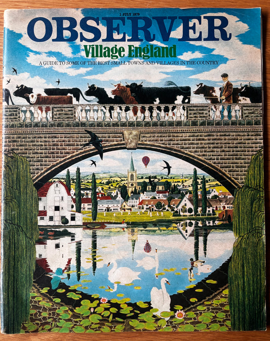 Julia Butler THE OBSERVER MAGAZINE July 1979 CORNWALL TRAVEL