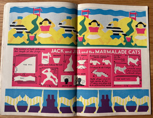 1950 ART AND CRAFT Skittles MAGAZINE CHILD EDUCATION Design Patterns