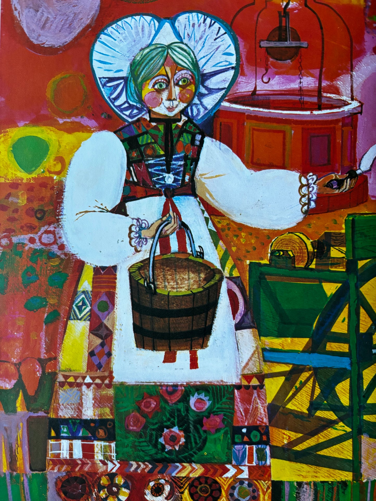 Trevor Stubley MOTHER GOOSE ABROAD 1st DJ HB 1974 Nicholas Tucker Signed Nursery Rhymes